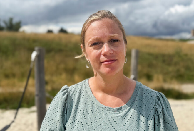 Portræt af Pia Krohne, der gennem sin fertilitetsbehandling fik støtte i en samtalegruppe i kirken