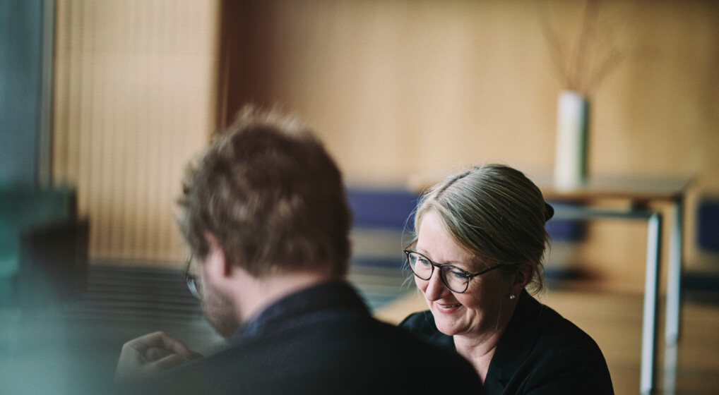 Studenterpræst Lene Crone Nielsen har mange samtaler med de studerende omkring studiestart